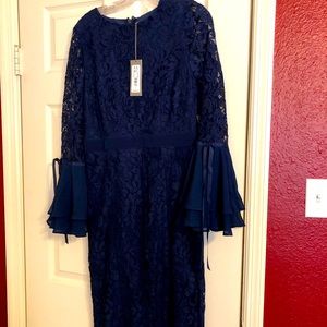 NWT Navy Lace Dress